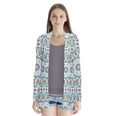 Mandala  Drape Collar Cardigan by zappwaits