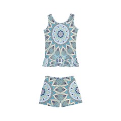 Mandala  Kids  Boyleg Swimsuit by zappwaits