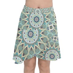 Mandala  Chiffon Wrap Front Skirt by zappwaits