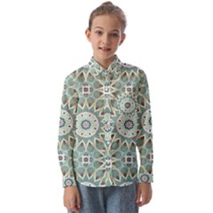 Mandala  Kids  Long Sleeve Shirt