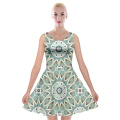 Mandala  Velvet Skater Dress by zappwaits