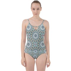 Mandala  Cut Out Top Tankini Set by zappwaits