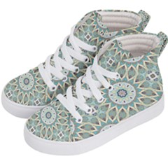 Mandala  Kids  Hi-top Skate Sneakers by zappwaits