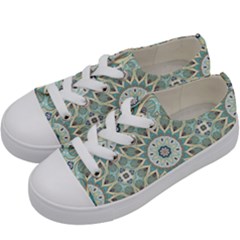 Mandala  Kids  Low Top Canvas Sneakers by zappwaits