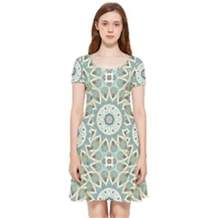 Mandala  Inside Out Cap Sleeve Dress