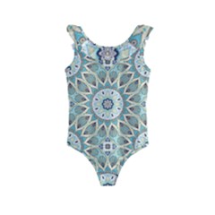 Mandala  Kids  Frill Swimsuit