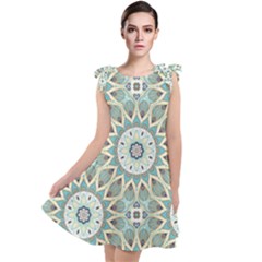 Mandala  Tie Up Tunic Dress by zappwaits