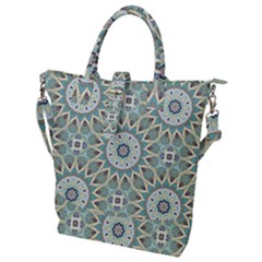 Mandala  Buckle Top Tote Bag by zappwaits