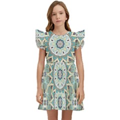 Mandala  Kids  Winged Sleeve Dress by zappwaits