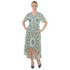 Mandala  Front Wrap High Low Dress by zappwaits