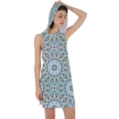 Mandala  Racer Back Hoodie Dress by zappwaits