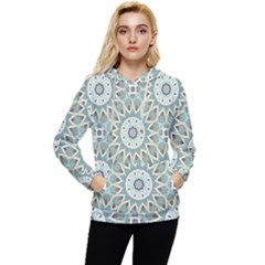 Mandala  Women s Lightweight Drawstring Hoodie by zappwaits