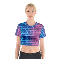 New Cyberia Response Force Cotton Crop Top by WetdryvacsLair