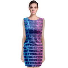 New Cyberia Response Force Sleeveless Velvet Midi Dress by WetdryvacsLair