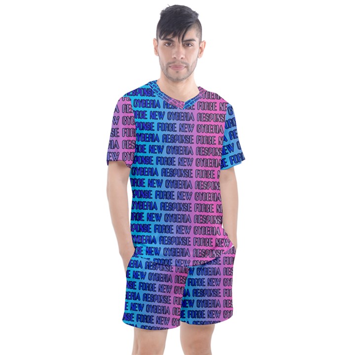 New Cyberia Response Force Men s Mesh Tee and Shorts Set