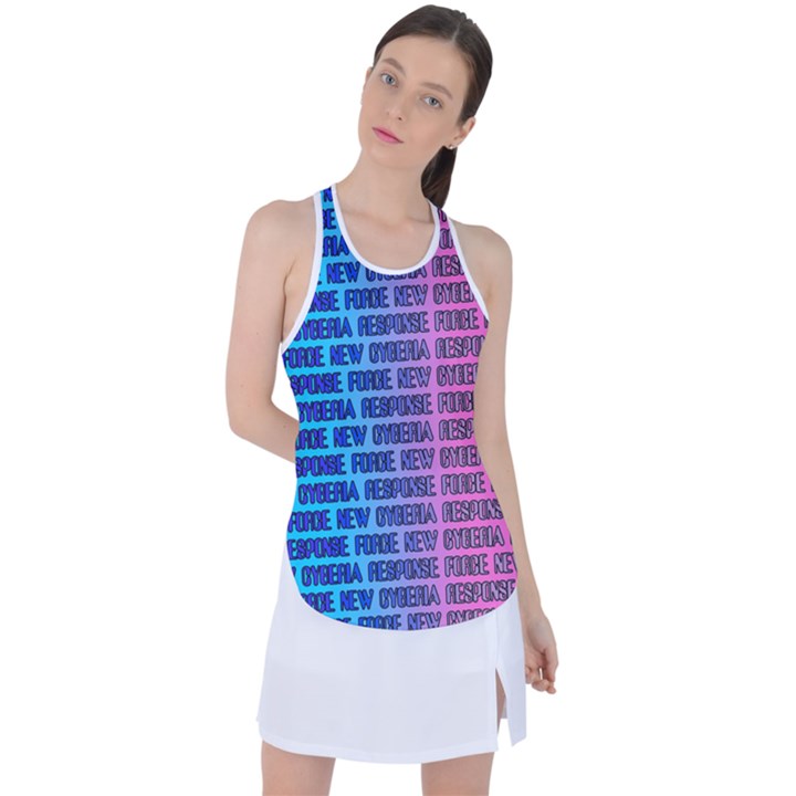 New Cyberia Response Force Racer Back Mesh Tank Top