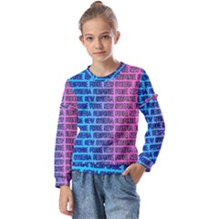 New Cyberia Response Force Kids  Long Sleeve Tee With Frill 