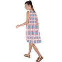 Trans Flag Squared Plaid Frill Swing Dress View2