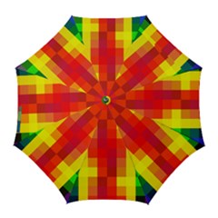 Pride Plaid Golf Umbrellas by WetdryvacsLair