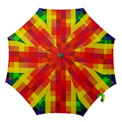 Pride Plaid Hook Handle Umbrellas (medium) by WetdryvacsLair