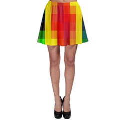 Pride Plaid Skater Skirt by WetdryvacsLair