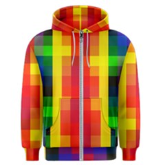 Pride Plaid Men s Zipper Hoodie by WetdryvacsLair