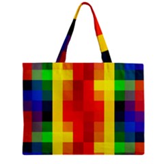 Pride Plaid Zipper Mini Tote Bag by WetdryvacsLair