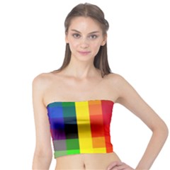 Pride Plaid Tube Top by WetdryvacsLair