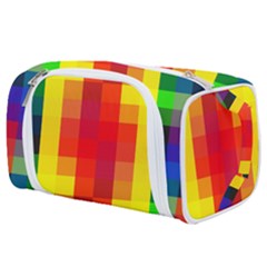 Pride Plaid Toiletries Pouch by WetdryvacsLair