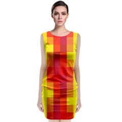 Pride Plaid Classic Sleeveless Midi Dress