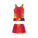 Pride Plaid Kids  Boyleg Swimsuit View2