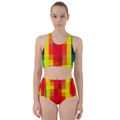 Pride Plaid Racer Back Bikini Set by WetdryvacsLair