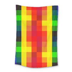 Pride Plaid Small Tapestry by WetdryvacsLair