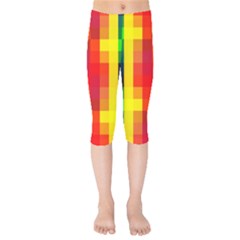 Pride Plaid Kids  Capri Leggings  by WetdryvacsLair