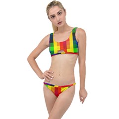 Pride Plaid The Little Details Bikini Set by WetdryvacsLair