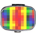 Pride Plaid Mini Square Pill Box View1