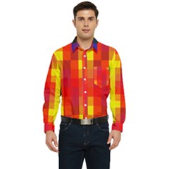 Pride Plaid Men s Long Sleeve Pocket Shirt  by WetdryvacsLair