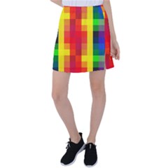 Pride Plaid Tennis Skirt by WetdryvacsLair