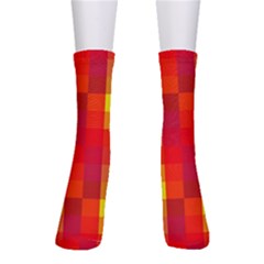 Pride Plaid Crew Socks by WetdryvacsLair