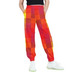 Pride Plaid Kids  Elastic Waist Pants