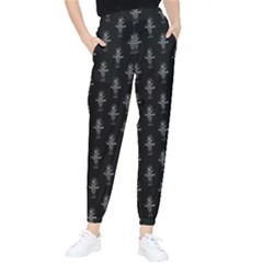 Sketchy Style Funny Skeletons Motif Drawing Tapered Pants by dflcprintsclothing