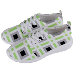 Agender Flag Plaid Men s Lightweight Sports Shoes by WetdryvacsLair