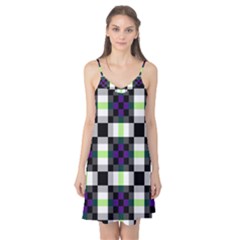 Agender Flag Plaid With Difference Camis Nightgown by WetdryvacsLair