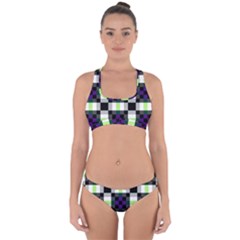 Agender Flag Plaid With Difference Cross Back Hipster Bikini Set by WetdryvacsLair