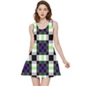 Agender Flag Plaid With Difference Inside Out Reversible Sleeveless Dress View1