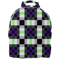 Agender Flag Plaid With Difference Mini Full Print Backpack by WetdryvacsLair