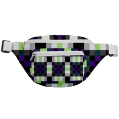 Agender Flag Plaid With Difference Fanny Pack by WetdryvacsLair