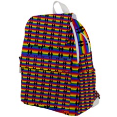 Double Black Diamond Pride Bar Top Flap Backpack by WetdryvacsLair