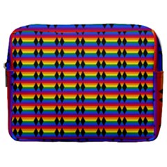 Double Black Diamond Pride Bar Make Up Pouch (large) by WetdryvacsLair