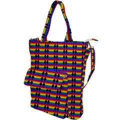 Double Black Diamond Pride Bar Shoulder Tote Bag by WetdryvacsLair